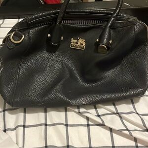 Black Coach bag.